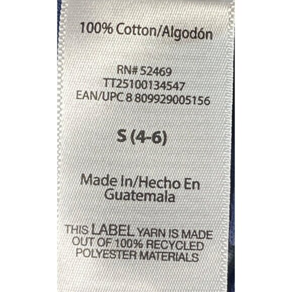 Time And Tru Size Small Tie-Dye Tank Top Blue & White - Picture 9 of 9